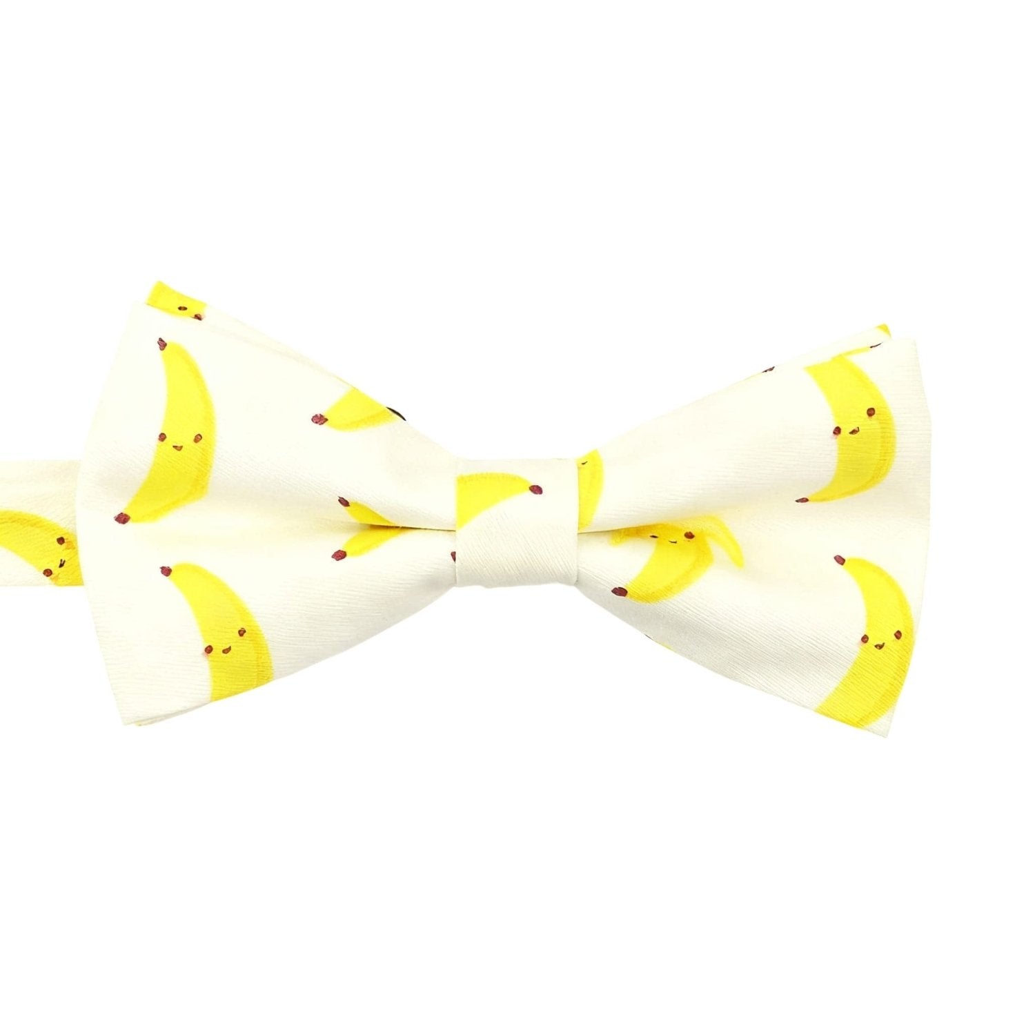 White with Yellow Banana Bowtie