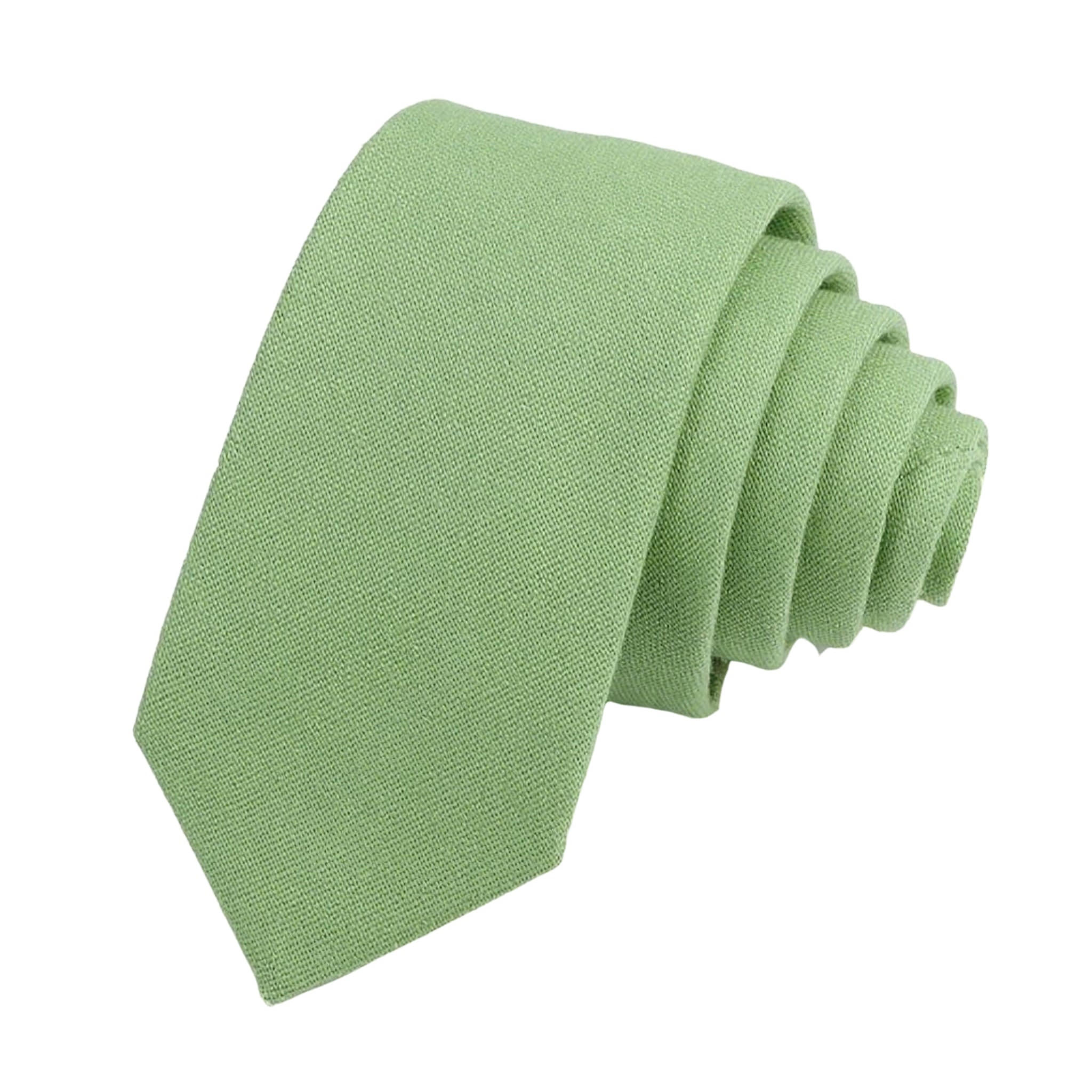 Sage Green Solid Necktie