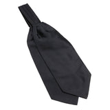 Black  Solid Ascot