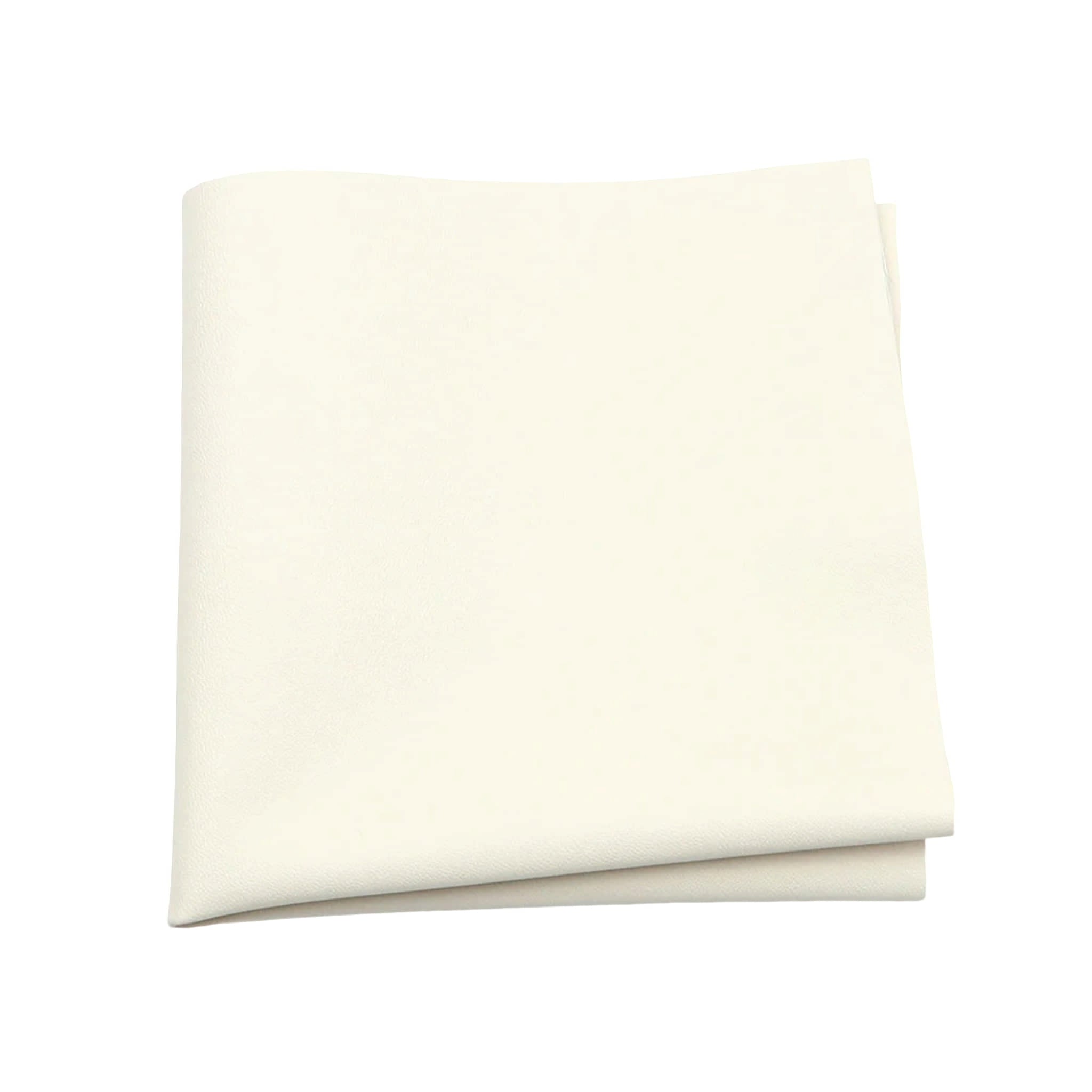 Cream Solid Pocket Square