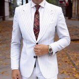 Maroon With Brown and Black Abstract Necktie