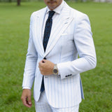 Black With Blue Floral Necktie