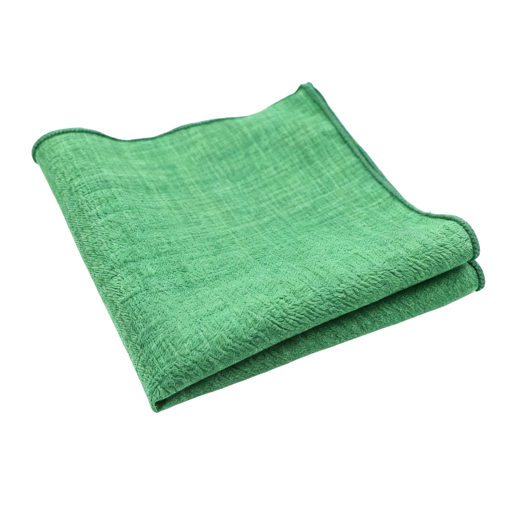 Olive Green Solid Pocket Square