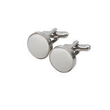 White Plain Cufflink