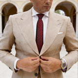 Black With Red Basketweave Necktie