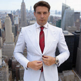 Red With White Polka Dots Necktie