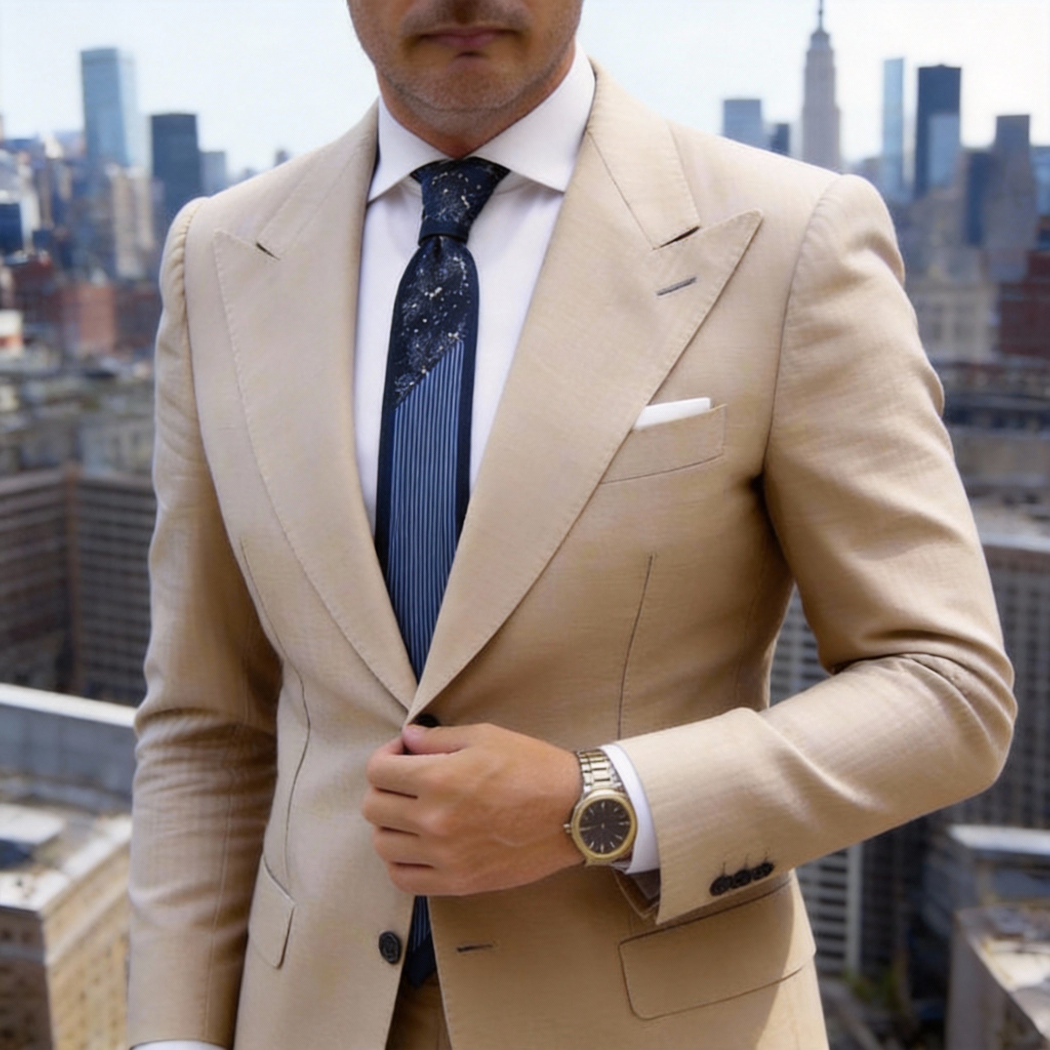 Black With Purple Stripes Necktie