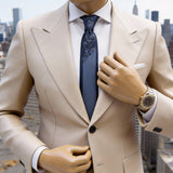 Black With Purple Stripes Necktie