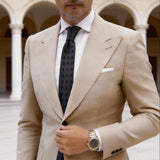 Gray With Black Polka Dot Necktie