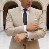 Gray With Black Polka Dot Necktie