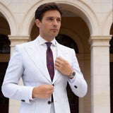 Red With Blue Checkered Necktie