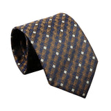 Navy Blue White Dotted Necktie