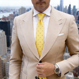 Yellow With Blue Dots & Yellow Dots Necktie
