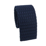 Navy Geometric Necktie
