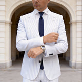 Blue With White Dots Necktie