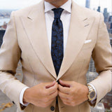 Black With Blue Paisley Necktie