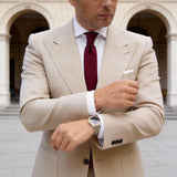 Burgundy Solid Necktie