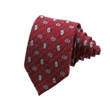 Red Blue Paisley Necktie