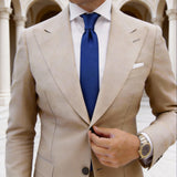 Blue Solid Necktie