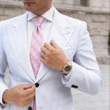 Pink With Pink Wave Necktie