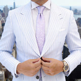 Light Purple With Light Purple Swirl Necktie