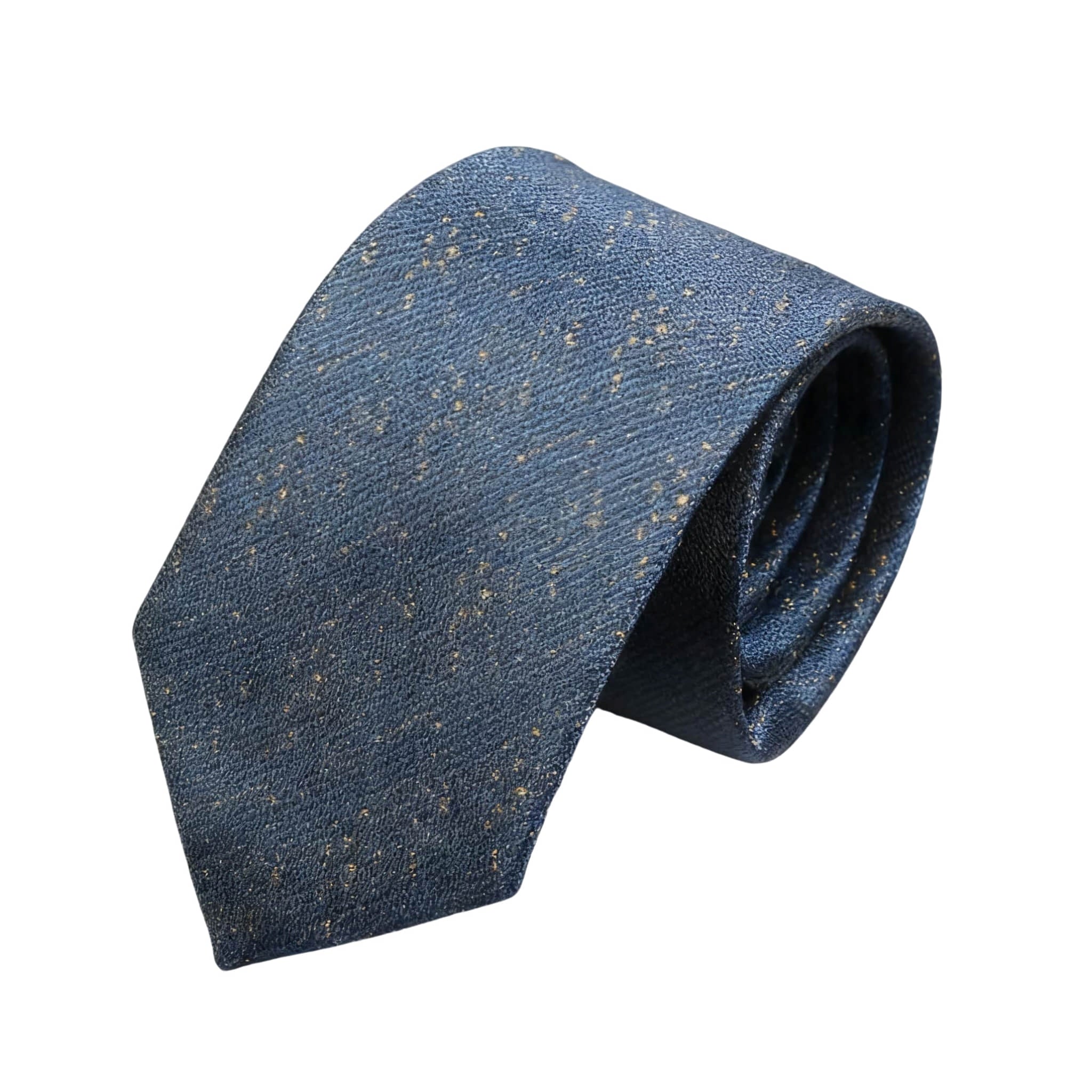 Blue Yellow Speckled Necktie