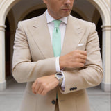 Light Green Solid Necktie