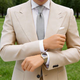 Light Green Solid Necktie