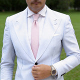 Light Pink with Light Pink Solid Necktie