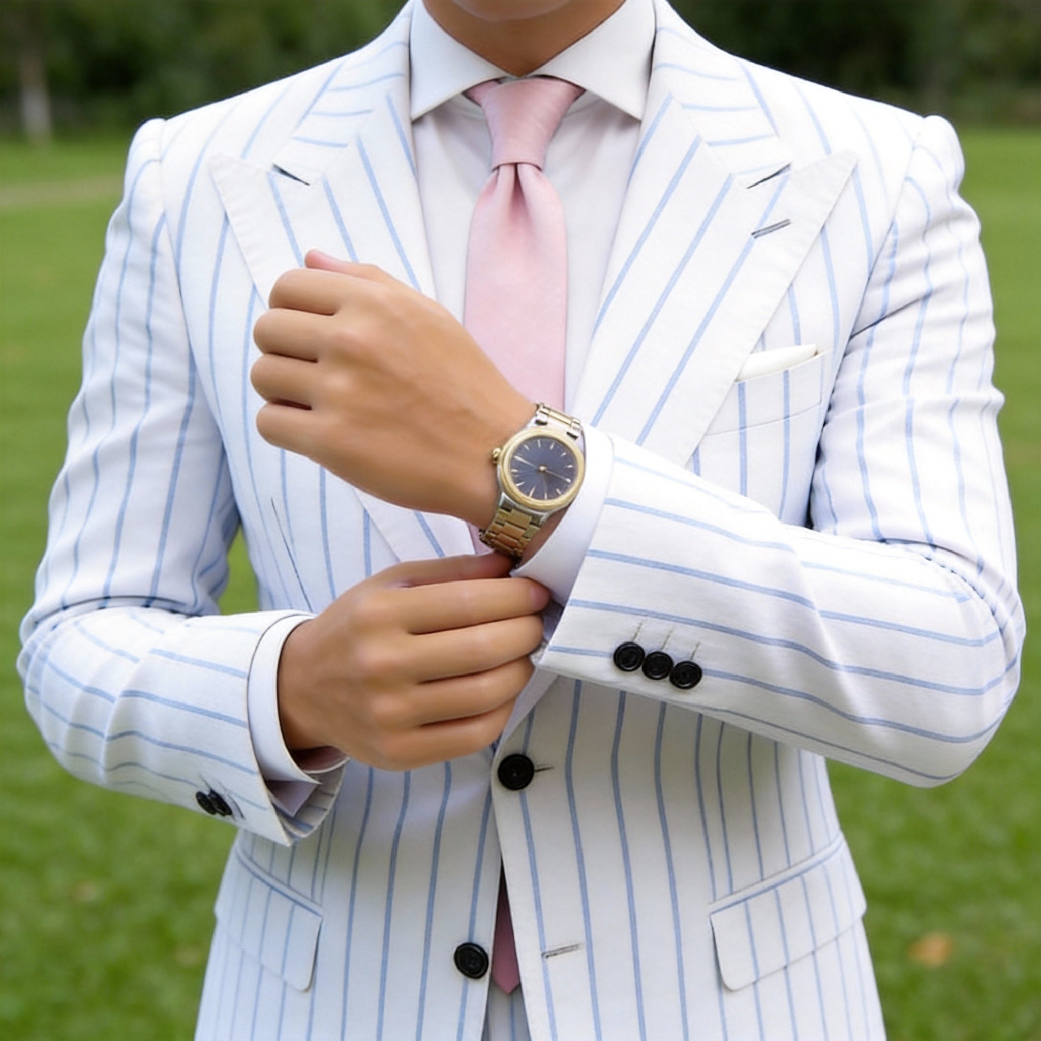 Light Pink with Light Pink Solid Necktie