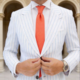 Orange with Orange Solid Necktie