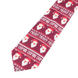 ZONFAZ Christmas Fashion Classic Ties Cotton Xmas Santa Claus Snowflake Snowman Necktie