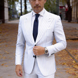 Navy Blue With Small Red Dots Necktie