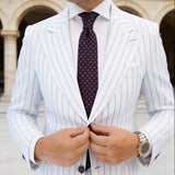 Dark Purple With Yellow Triangles Necktie