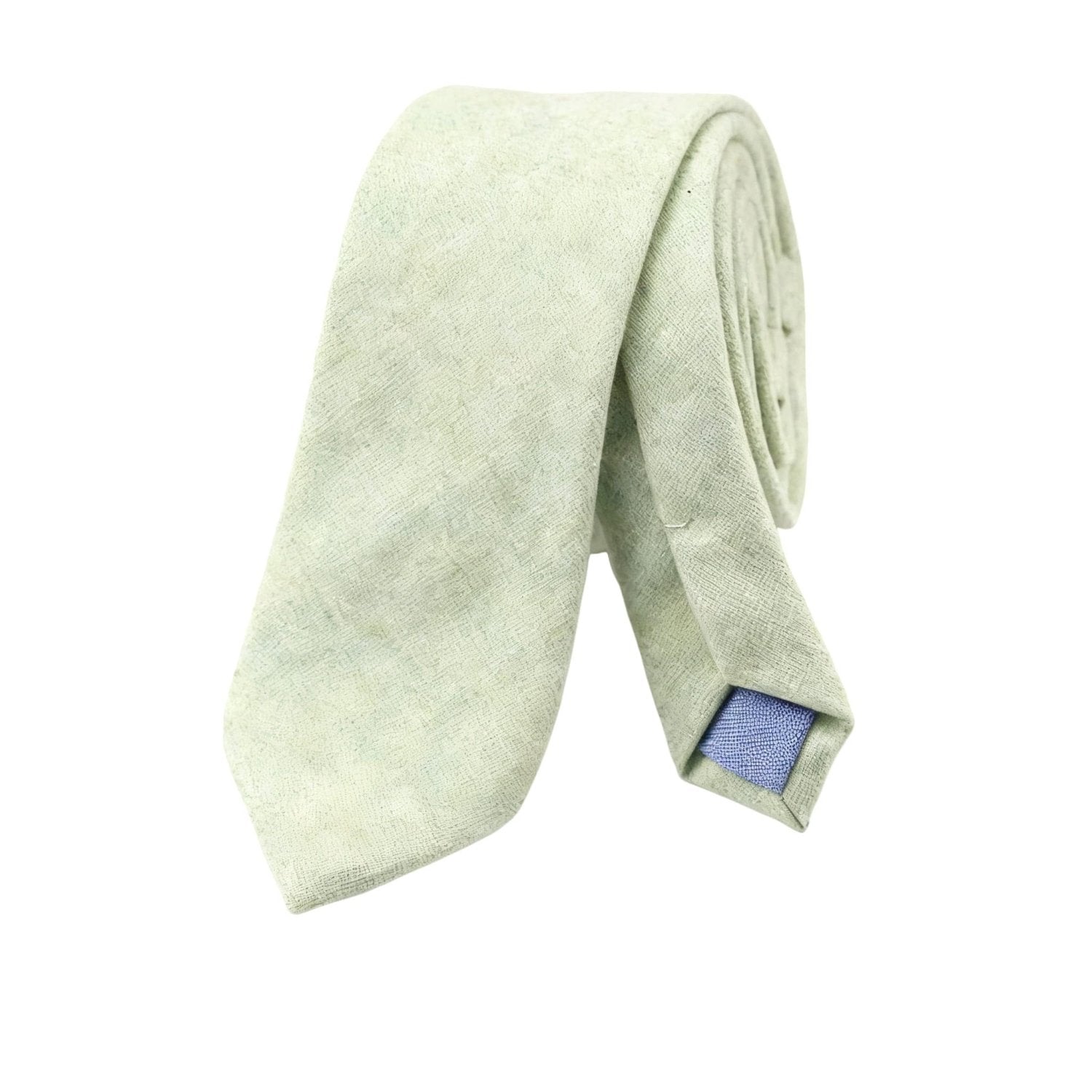 Light Green with Blue Lining Necktie