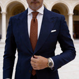 Brown with Brown Knitted Necktie