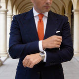 Orange Solid Necktie