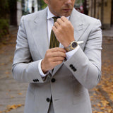 Black with Yellow Stripes Necktie