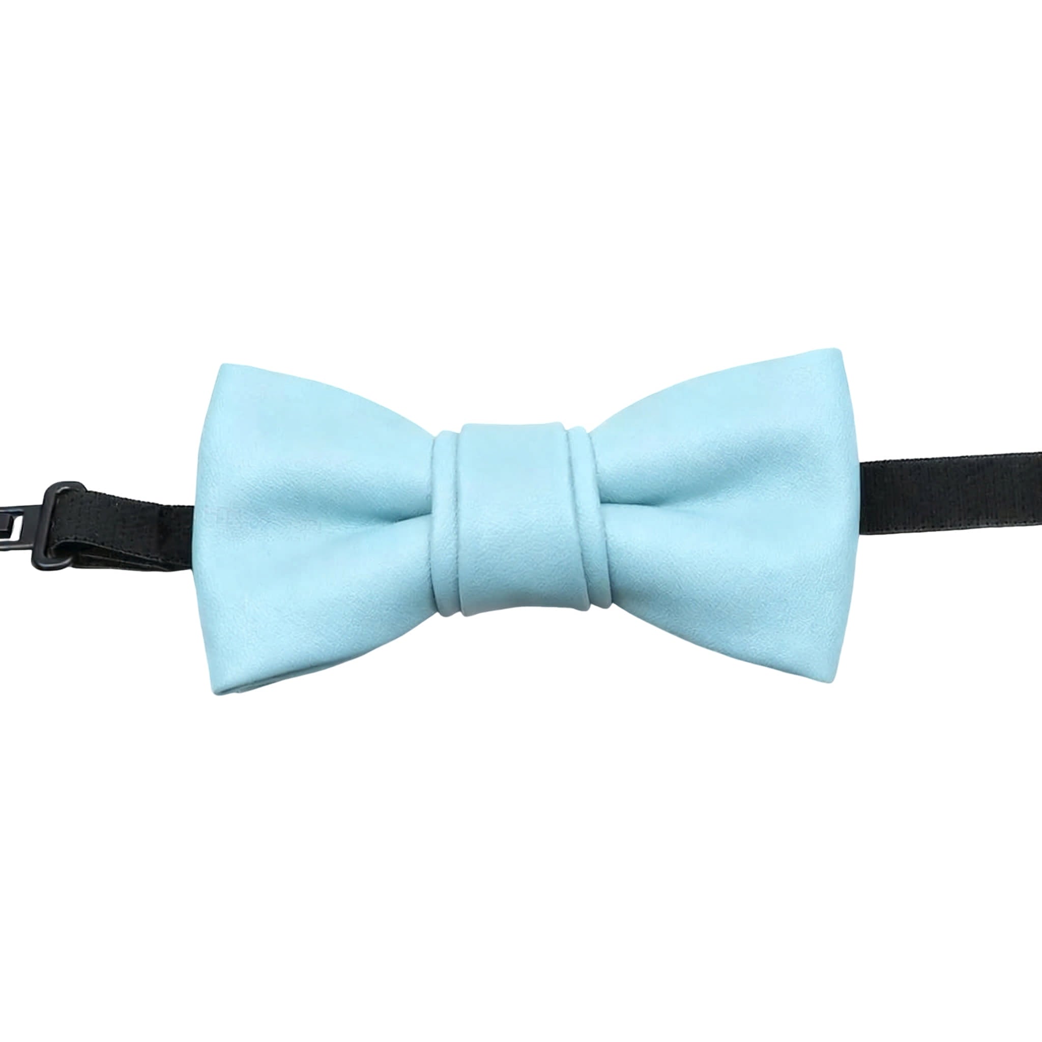 Sky Blue Solid Solid Bowtie