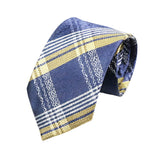 Blue Yellow Plaid Necktie
