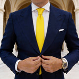 Yellow Solid Necktie