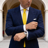 Yellow Solid Necktie
