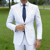 Dark Blue with Red & Blue Square Necktie