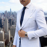 Black with Navy Paisley Necktie