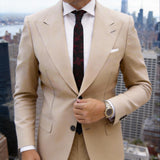 Black with Red Abstract Necktie