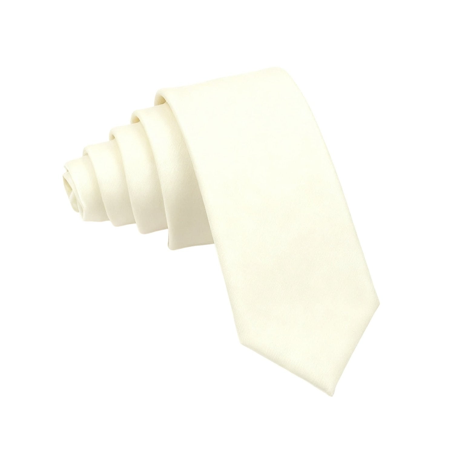 Ivory Solid Necktie