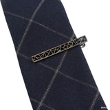 Gray Geometric Tie Bar