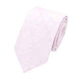 Light Pink White Textured Necktie