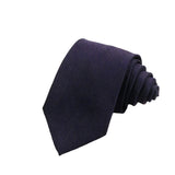 Navy Blue Black Striped Necktie