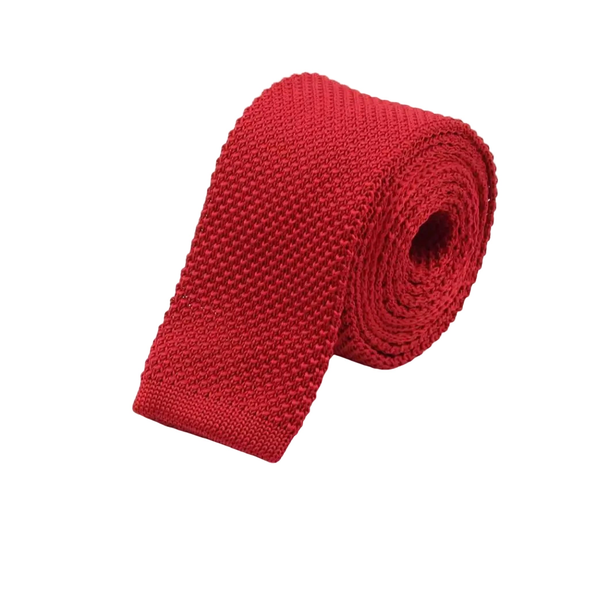 Red Knitted Necktie